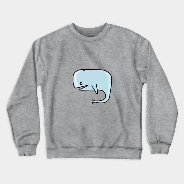 Simply Whale Crewneck Sweatshirt by TenseJellyfish